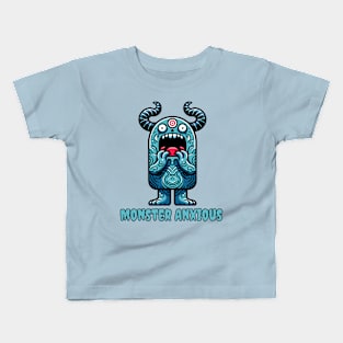 Anxiety monster Kids T-Shirt